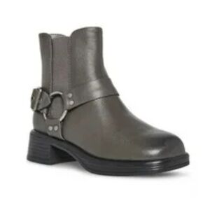 NWOT Steve Madden Stone Leather Motorcycle Rider Ankle Boots-Size 13